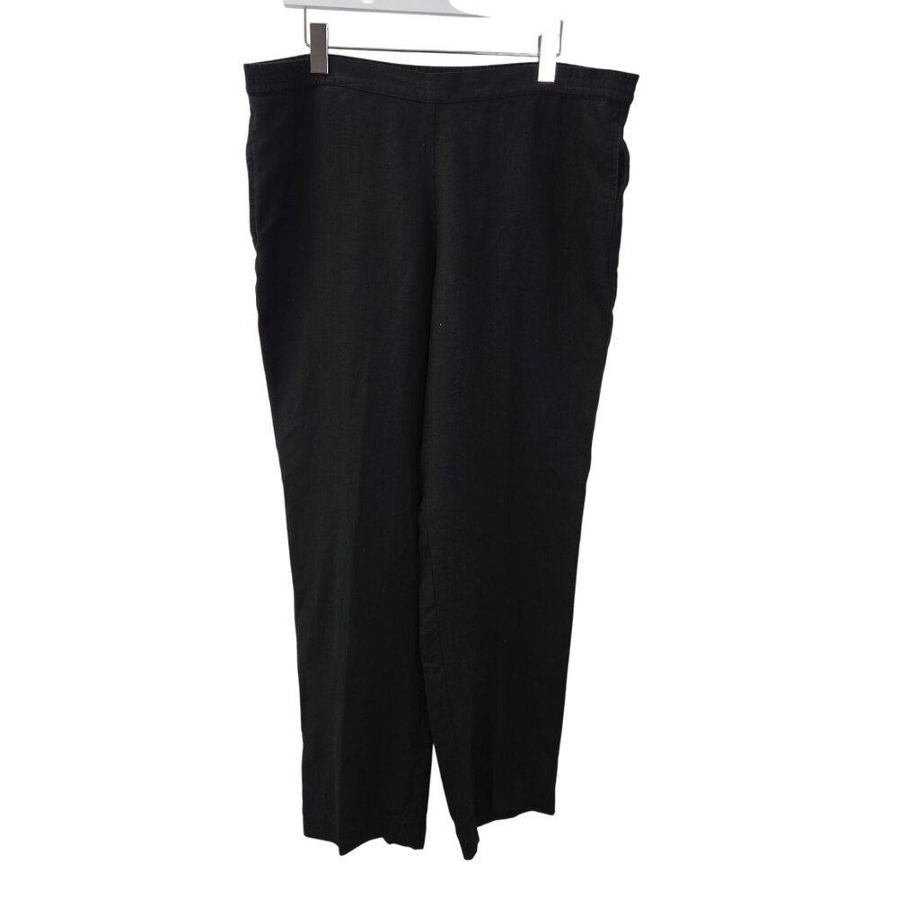 J. Jill Love Linen 100% Linen Wide Leg Pants Size M/L